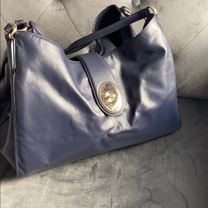 Navy Coach shoulder bag